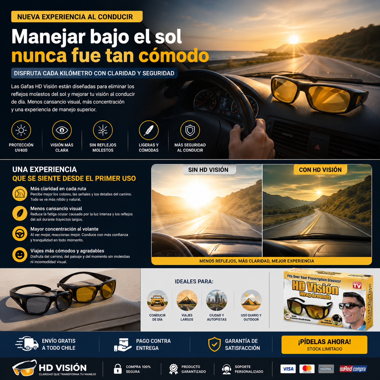 Manejar Bajo El Sol Nunca Fue Tan Cómodo