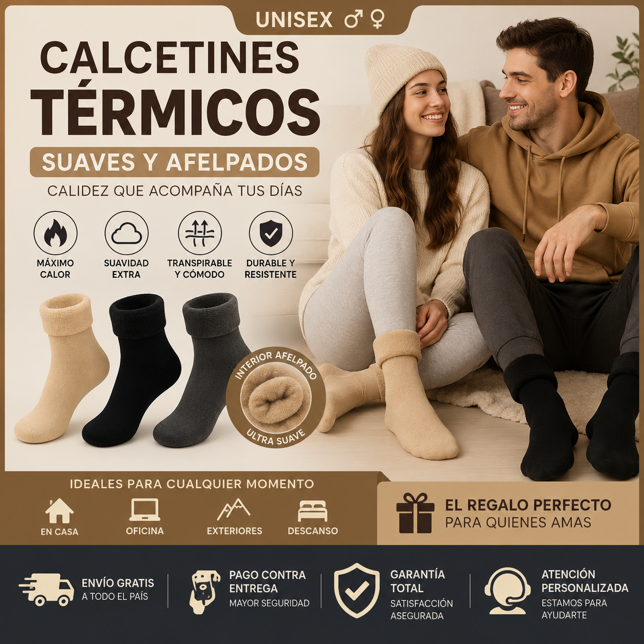 ¿Pies helados en invierno? Mantén el calor y la comodidad todo el día