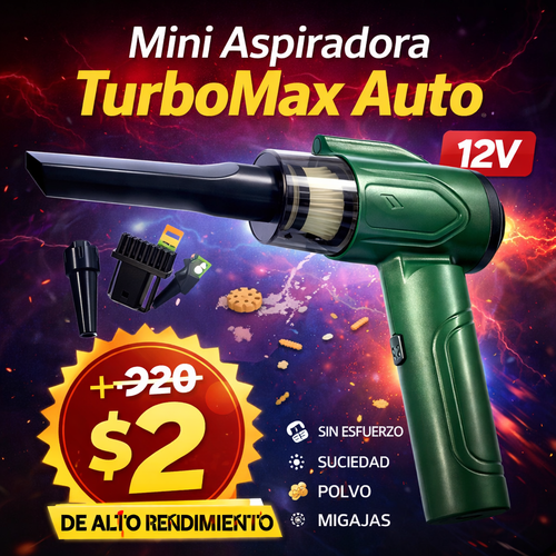Mini Aspiradora TurboMax Auto JACARANANDA