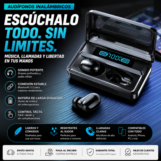 AUDIFONOS INALAMBRICOS La Nueva Forma De Escuchar Con LIBERTAD